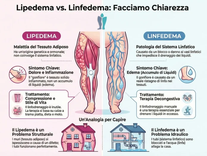 Lipedema vsLipedema
